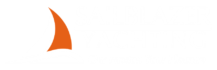 Wide White Sailblazer Logo with Tagline